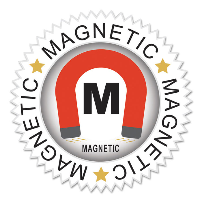 Magnetic Shop Ticket Holders, Super Heavy-Duty, Top Load 8.5 x 11 Insert, Clear Front, 15/Box