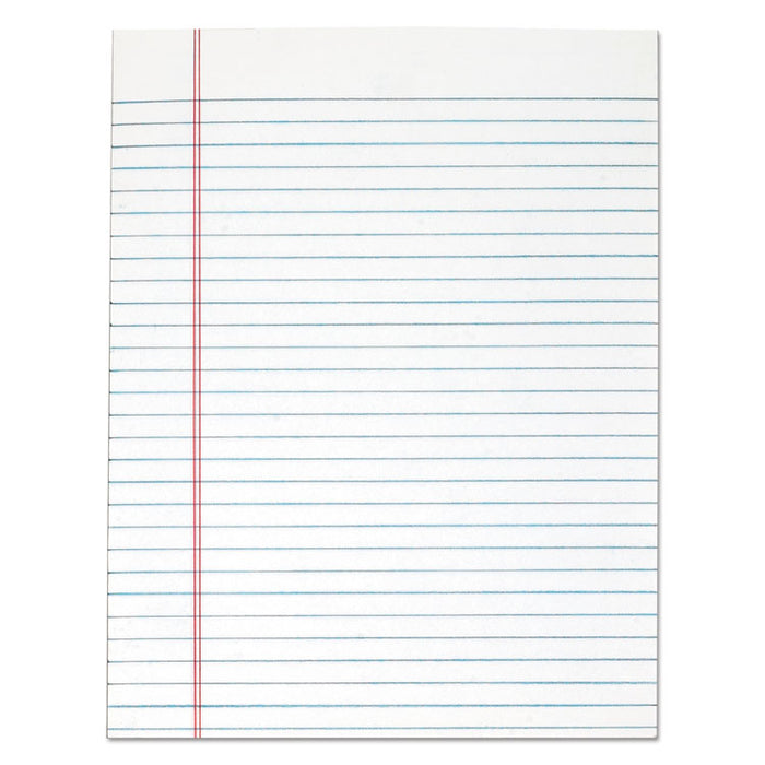 "The Legal Pad" Glue Top Pads, Wide/Legal Rule, (50) White 8.5 x 11 Sheets, 12/Pack