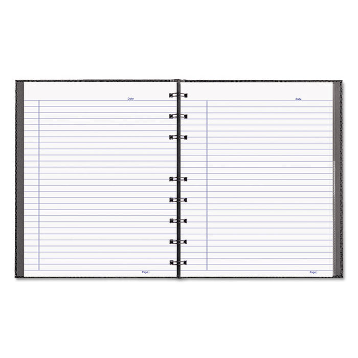 NotePro Notebook, 1-Subject, Narrow Rule, Black Cover, (75) 9.25 x 7.25 Sheets