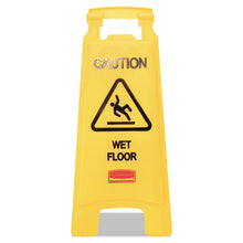 Load image into Gallery viewer, "Caution Wet Floor" Sign, 11 x 12 x 25, Yellow
