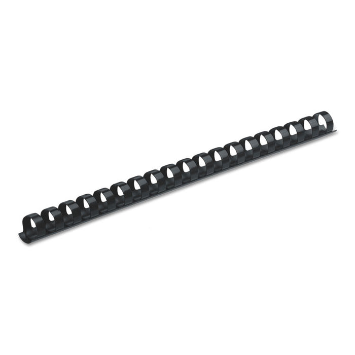 Plastic Comb Bindings for 11 x 8.5 Documents, 19 Rings, 0.5" (90-Sheet) Capacity, Navy Blue, 100/Pack