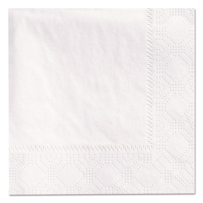 Embossed Beverage Napkins, 2-Ply, 9.5 x 9.5, White, 3,000/Carton