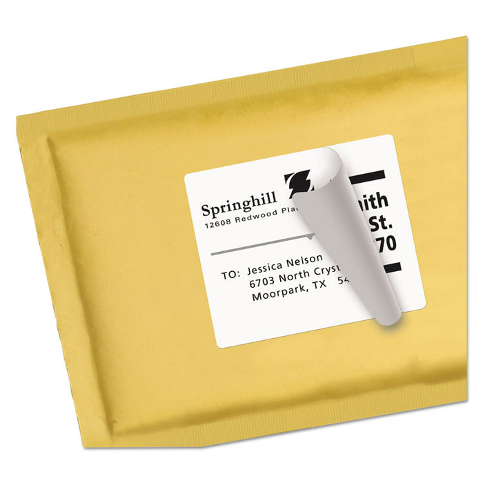 Shipping Labels w/ TrueBlock Technology, Inkjet Printers, 3.33 x 4, White, 6/Sheet, 25 Sheets/Pack