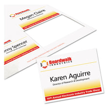 Load image into Gallery viewer, Name Badge Insert Refills, Horizontal/Vertical, 3 x 4, White, 300/Box
