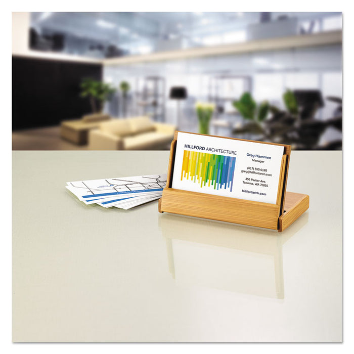 Clean Edge Business Cards, Laser, 2 x 3.5, White, 10 Cards/Sheet, 20 Sheets/Pack