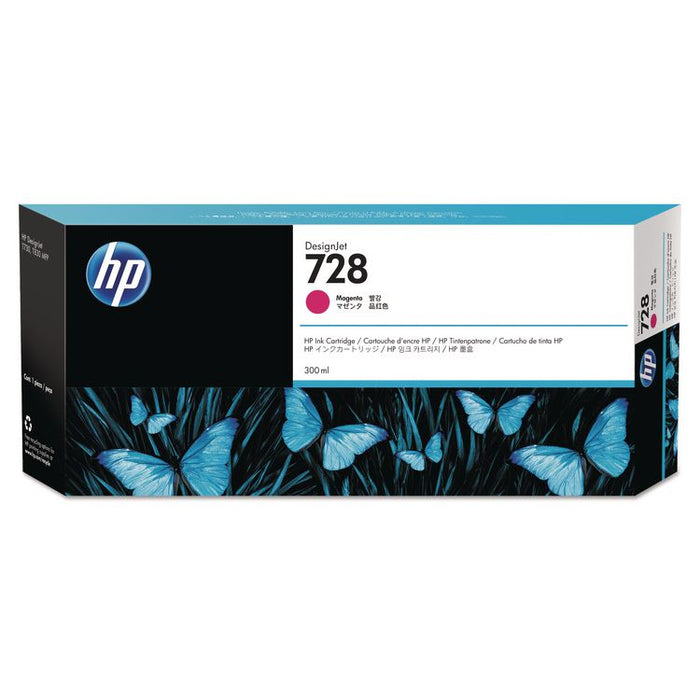 HP 728, (F9K16A) Magenta Original Ink Cartridge, 5/Carton