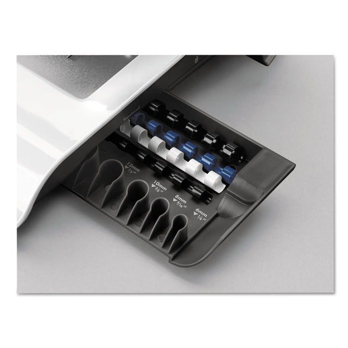 Star+ 150 Manual Comb Binding Machine, 150 Sheets, 17.69 x 9.81 x 3.13, White