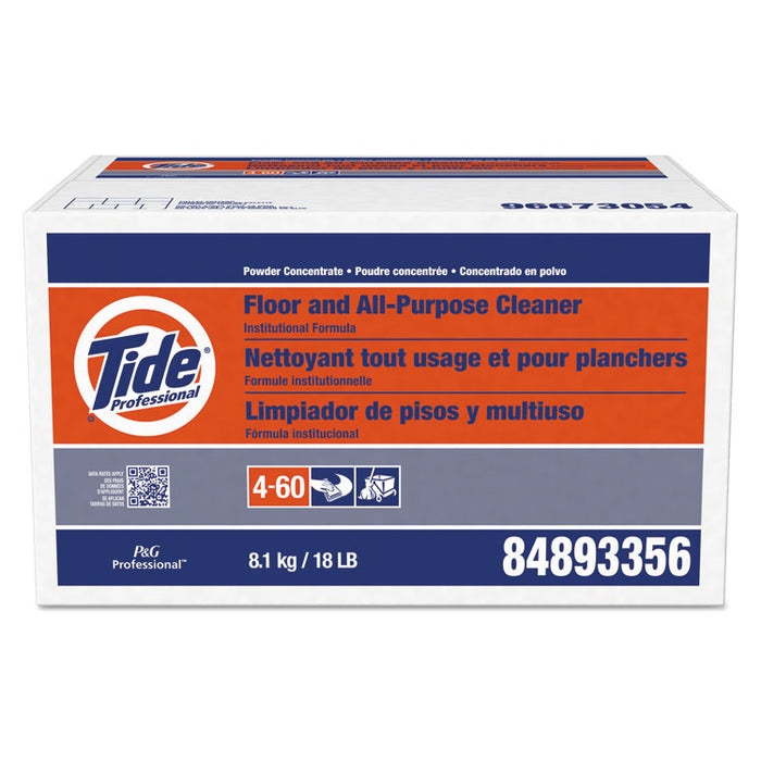 Floor and All-Purpose Cleaner, Unscented, 18 lb Box