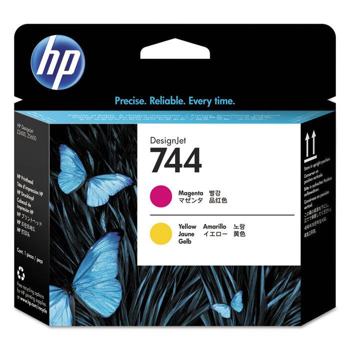 HP 744 (F9J87ACT) Magenta/Yellow Printhead, 24/Carton