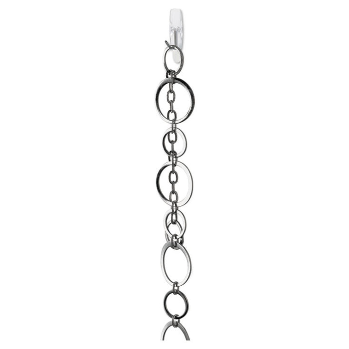 Medium Clear Wire Hooks, Metal Wire, Silver/Clear, Supports 2 lb, 6/Pack