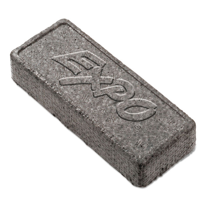 White Board CARE Dry Erase Eraser, 5.13" x 2.25" x 1.25", Charcoal