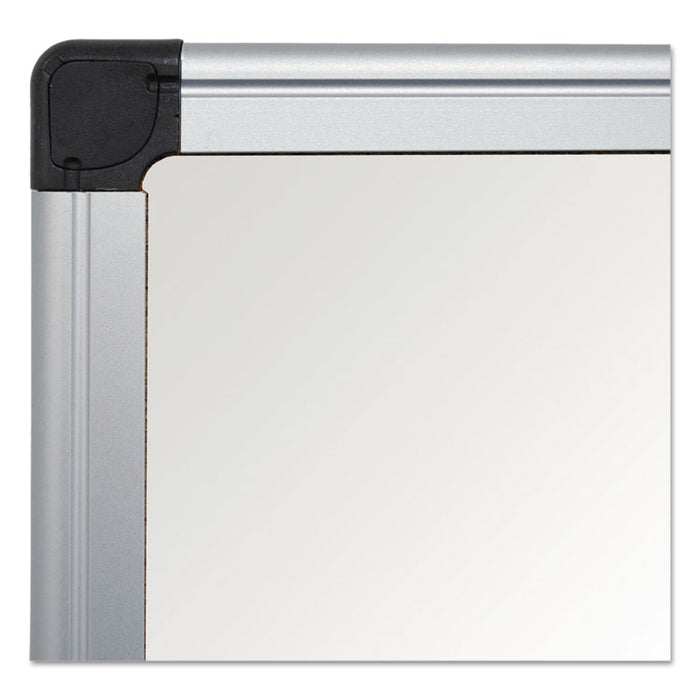 Value Melamine Dry Erase Board, 36" x 48", White Surface, Satin Aluminum Frame