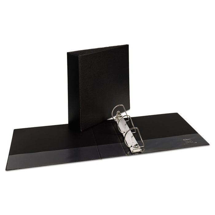 Durable Non-View Binder with DuraHinge and Slant Rings, 3 Rings, 3" Capacity, 11 x 8.5, Black