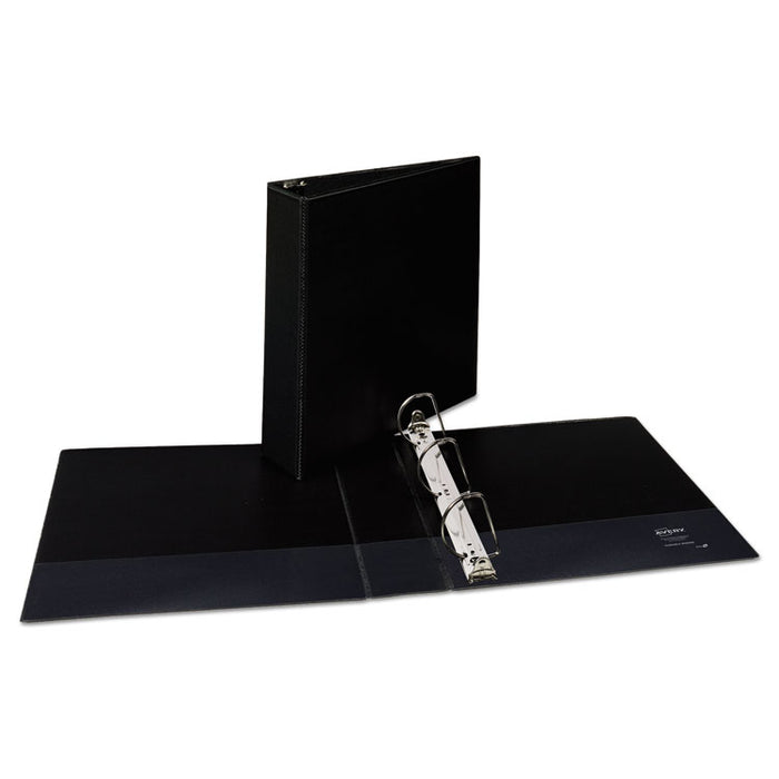 Durable Non-View Binder with DuraHinge and Slant Rings, 3 Rings, 2" Capacity, 11" x 8.5", Black