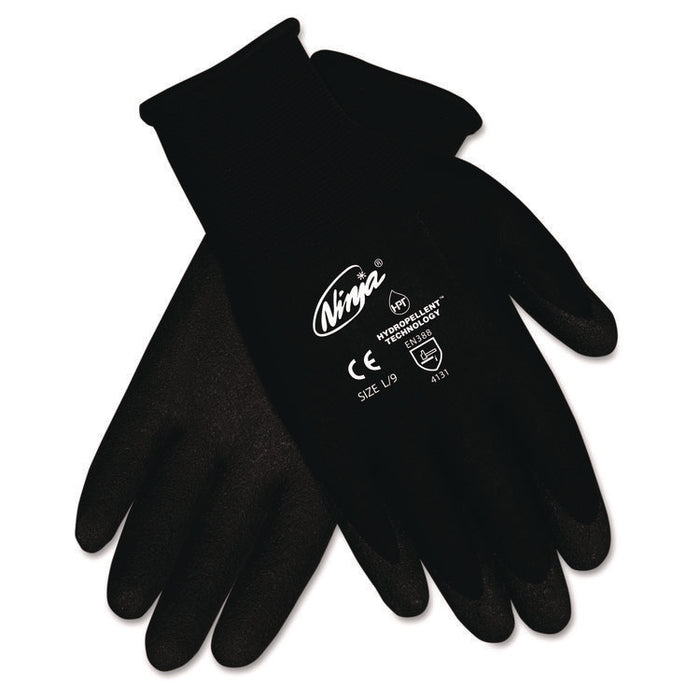 Ninja HPT Gloves, EN388: 4131, Large (Size 9), Black, 12 Pairs