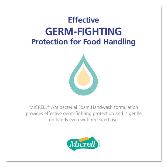Antibacterial Foam Handwash, Touch-Free Refill, Floral Scent, 1,200 mL, 2/Carton