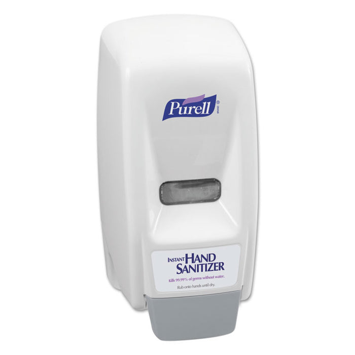 Bag-In-Box Hand Sanitizer Dispenser, 800 mL, 5.63 x 5.13 x 5.13, White, 12/Carton