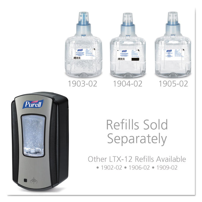 LTX-12 Touch-Free Dispenser, 1,200 mL, 5.75 x 4 x 10.5, Black/Chrome