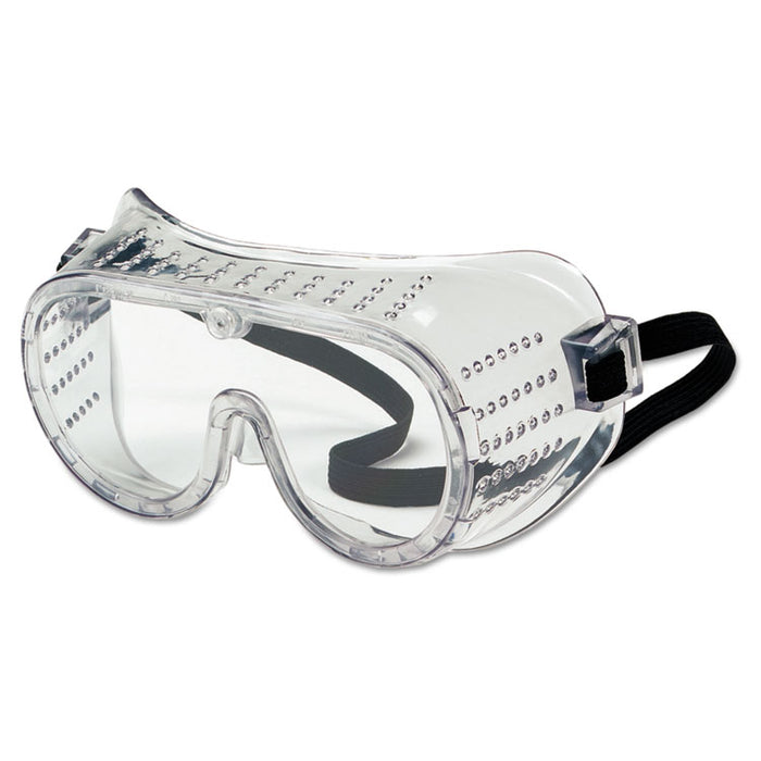 Basic Impact Goggles, Direct Venting, OTG, Clear Lens, Clear Frame, 36/Box