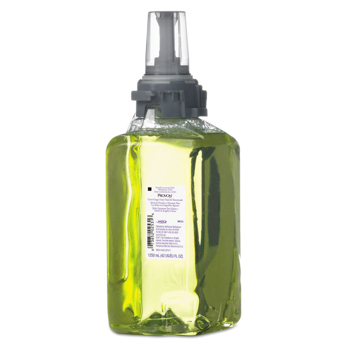 Foam Hand and Showerwash Refill, Citrus Ginger Scent, 1,250 mL, 3/Carton