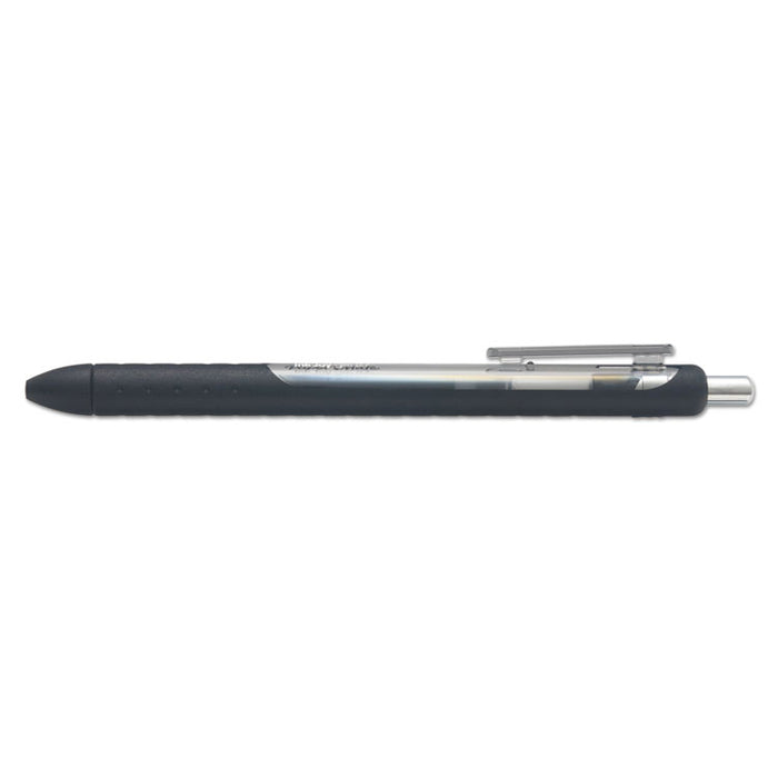 InkJoy Gel Pen, Retractable, Medium 0.7 mm, Black Ink, Black/Smoke Barrel, 36/Pack