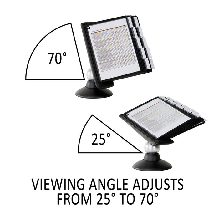 SHERPA Motion Desk Reference System, 10 Panels, Black Borders
