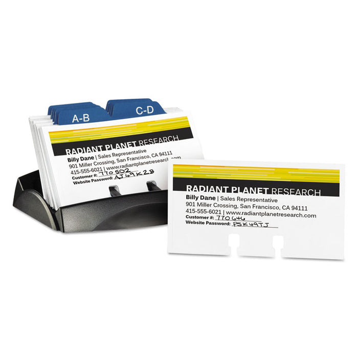 Large Rotary Cards, Laser/Inkjet, 3 x 5, White, 3 Cards/Sheet, 150 Cards/Box