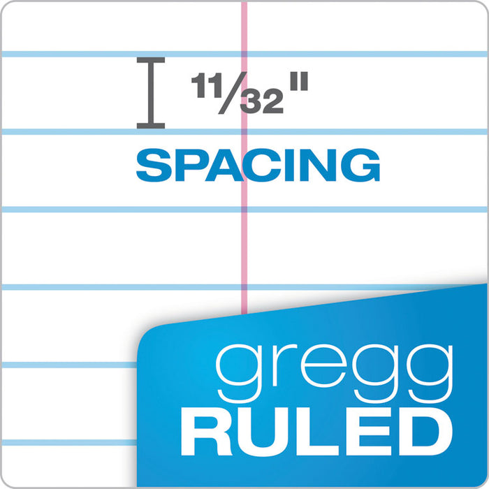 Steno Pads, Tan Cover, Gregg Rule, (80) White 6 x 9 Sheets