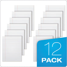 Load image into Gallery viewer, "The Legal Pad" Glue Top Pads, Wide/Legal Rule, (50) White 8.5 x 11 Sheets, 12/Pack
