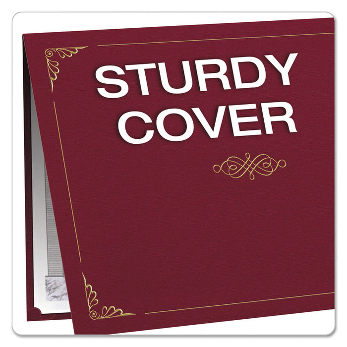 Certificate Holder, 11.25 x 8.75, Burgundy, 5/Pack