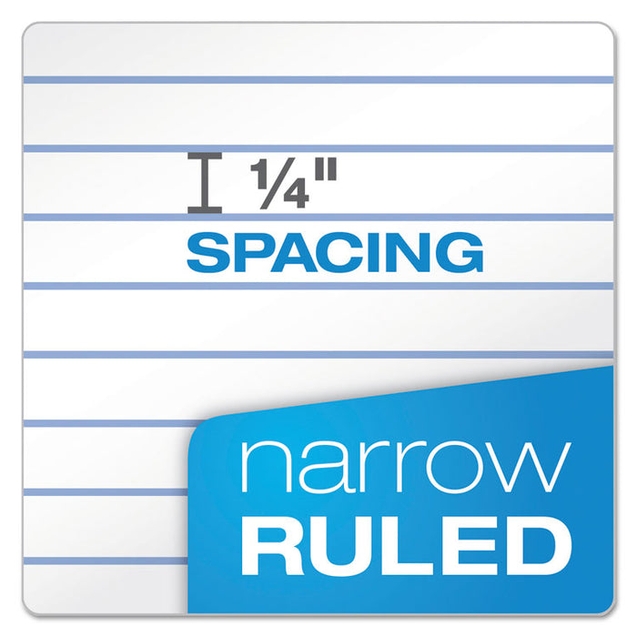 Second Nature Single Subject Wirebound Notebooks, Narrow Rule, Green Cover, (80) 8 x 5 Sheets