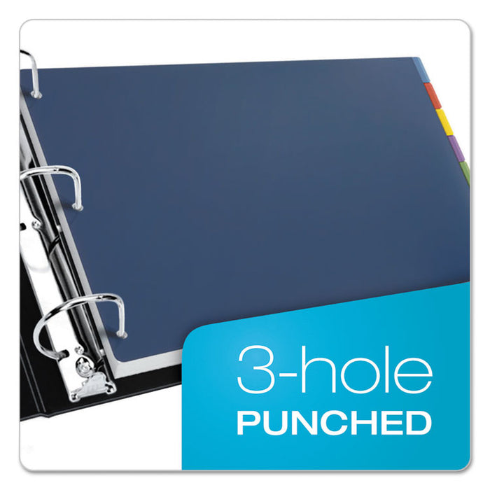 Tabloid-Size Poly Index Divider, 8-Tab, 11 x 17, Assorted, 1 Set