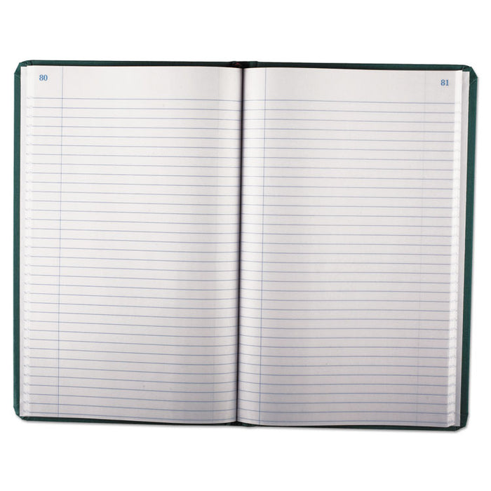 Account Record Book, Record-Style Rule, Blue Cover, 11.75 x 7.25 Sheets, 150 Sheets/Book