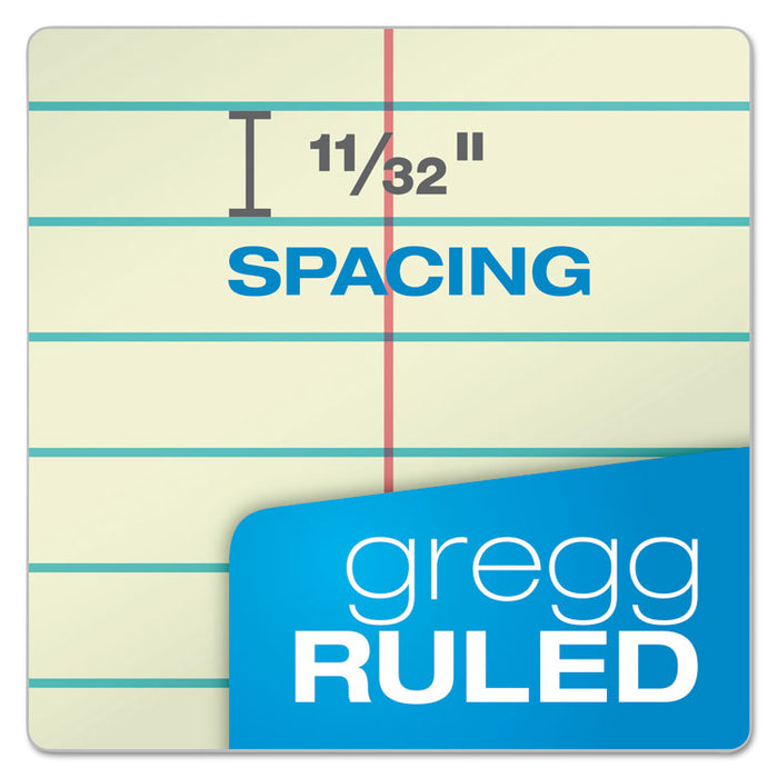 Steno Pads, Tan Cover, Gregg Rule, (60) Green-Tint 6 x 9 Sheets