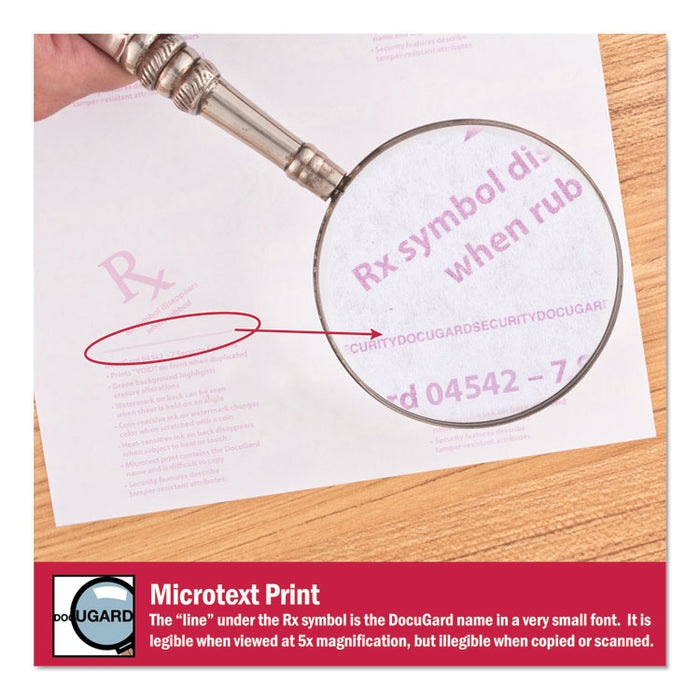 Medical Security Papers, 24 lb Bond Weight, 8.5 x 11, Blue, 500/Ream