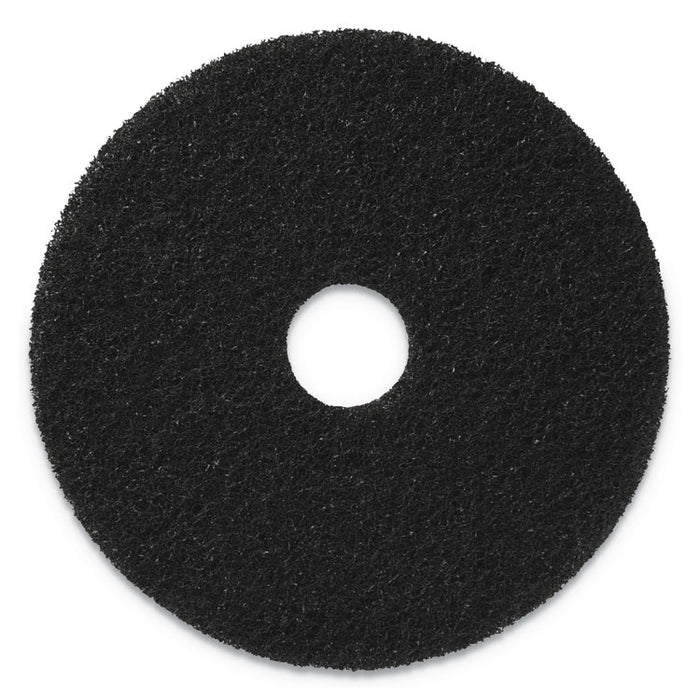 Stripping Pad, 14" Diameter, Black, 5/Carton
