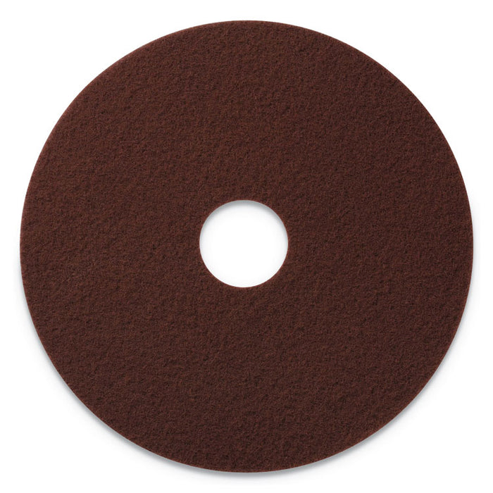 EcoPrep EPP Specialty Pad, 20" Diameter, Maroon, 10/Carton