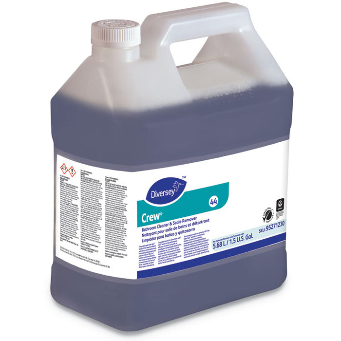 Crew Bathroom Cleaner and Scale Remover, 1.5 gal Bottle, 2/Carton