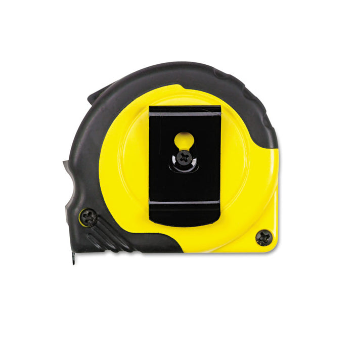 ExtraMark Power Tape, 0.63" x 12 ft, Steel, Yellow/Black
