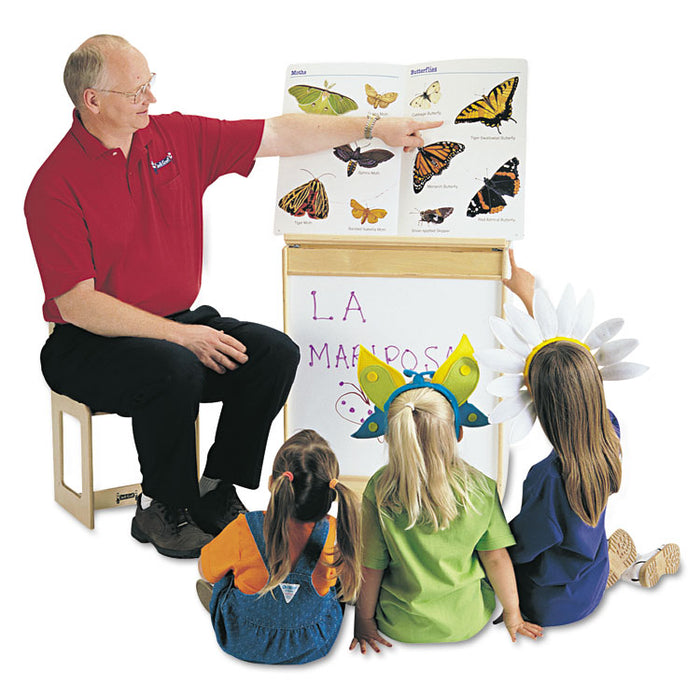 Big Book Easels, 24.5" w x 15" d x 20" h, White