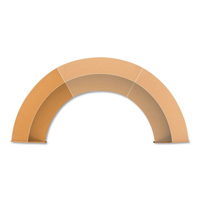 Reception Desk with Polycarbonate, 72 x 32 x 46, Mocha