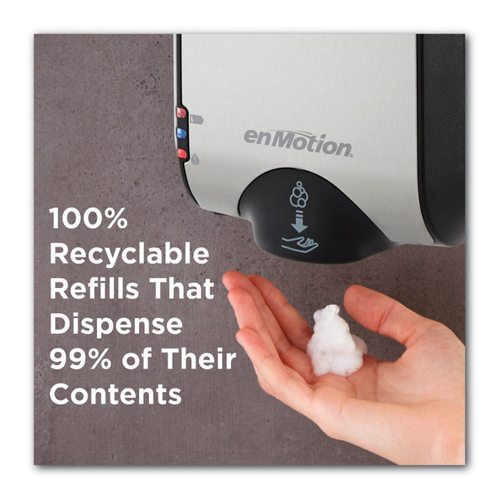 GP enMotion High-Frequency-Use Foam Sanitizer Dispenser Refill, 1,000 mL, Fragrance-Free, 2/Carton