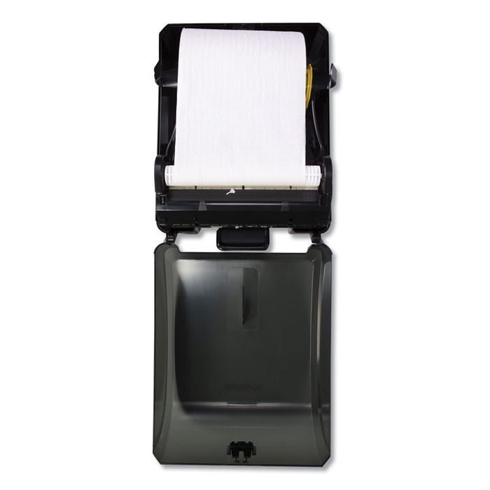 Xtra Mechanical Hands-Free Towel Dispenser, 12.31 x 9.31 x 15.94, Black