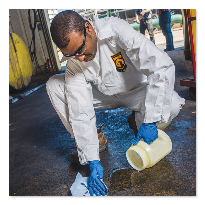 A40 Coveralls with Open Wrists and Ankles, Medium, White, 25/Carton
