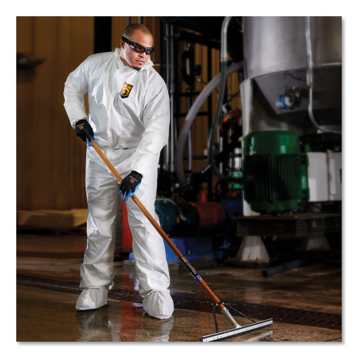 A40 Elastic-Cuff, Ankle, Hood and Boot Coveralls, X-Large, White, 25/Carton
