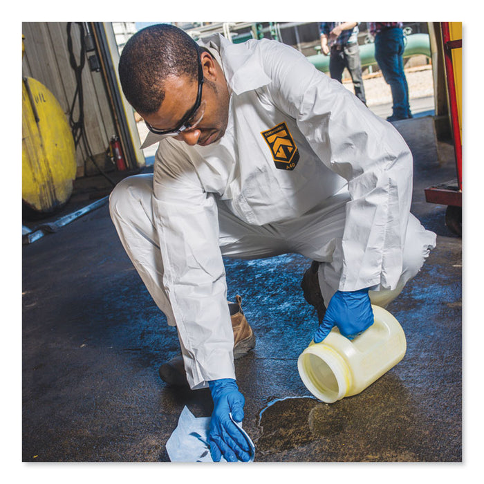 A40 Coveralls, Open Wrists and Ankles, 2X-Large, White