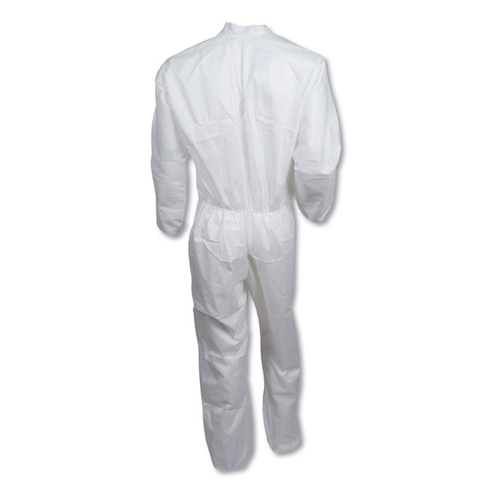 A40 Coveralls, Open Wrists and Ankles, X-Large, White