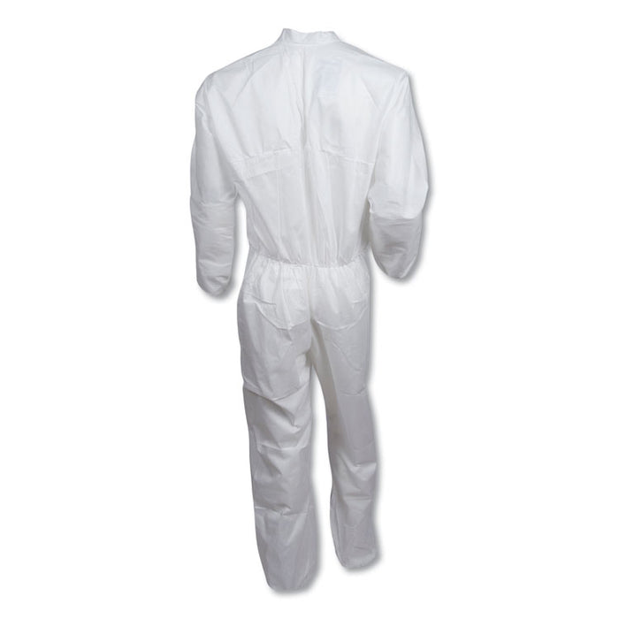 A40 Coveralls, Open Wrists and Ankles, 2X-Large, White