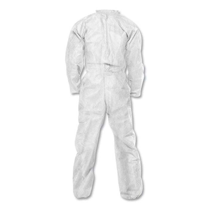 A20 Breathable Particle Protection Coveralls, Zip Front, Elastic Wrists and Ankles, X-Large, White