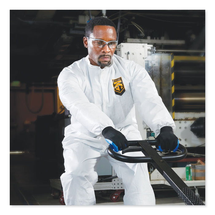 A20 Breathable Particle Protection Coveralls, Zip, Open Wrists/Ankles, X-Large, White, 24/Carton